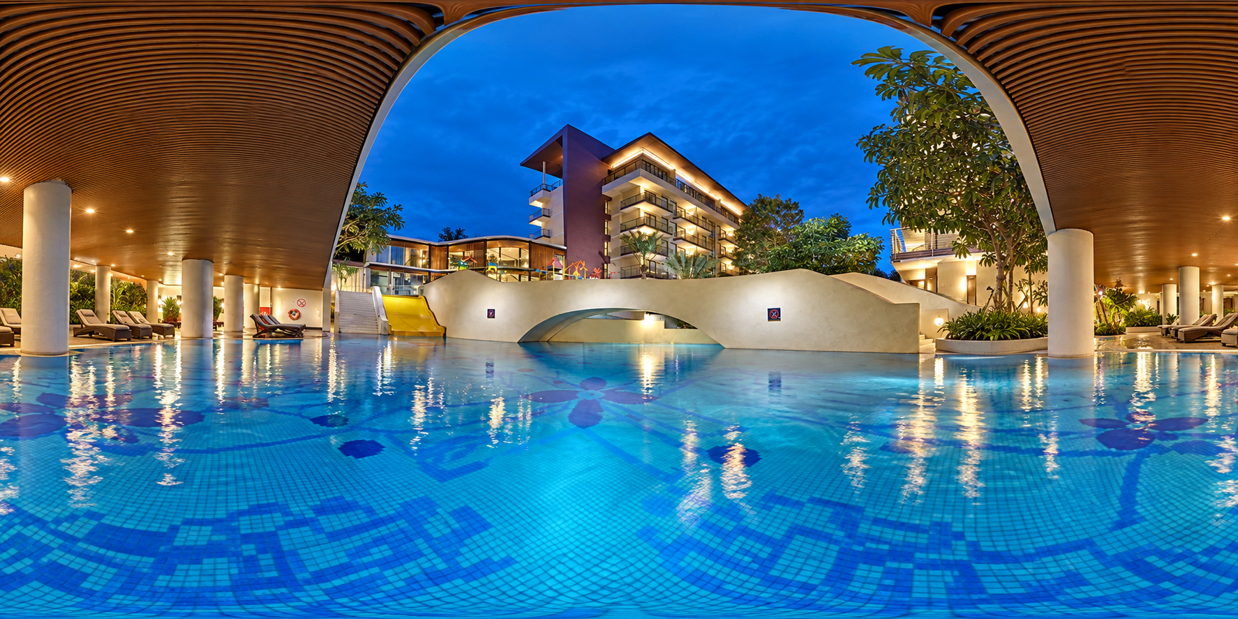 Swimming pool area